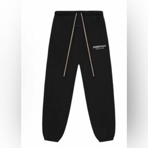 NWT Fear of God Essentials Black Fleece JOGGERS ONLY - SMALL